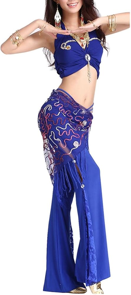 Amazon.co.jp: BellyLady ベリーダンス衣装 レッスン着 ブラトップ